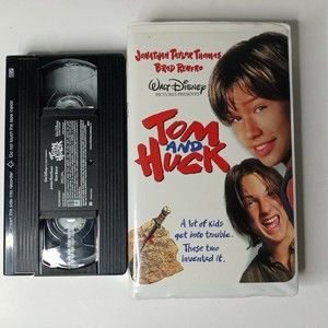 Disney's Tom and Huck VHS 1996 Clam Shell Jonathan Taylor Thomas Kids Classic